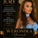 Miss Supertalent of the World 2022 Weronika Nowak w jury jubileuszowej, 20. edycji Miss Województwa Świętokrzyskiego 2026